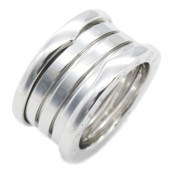 2101217554077 1 Bulgari 4 Band White Gold Ring