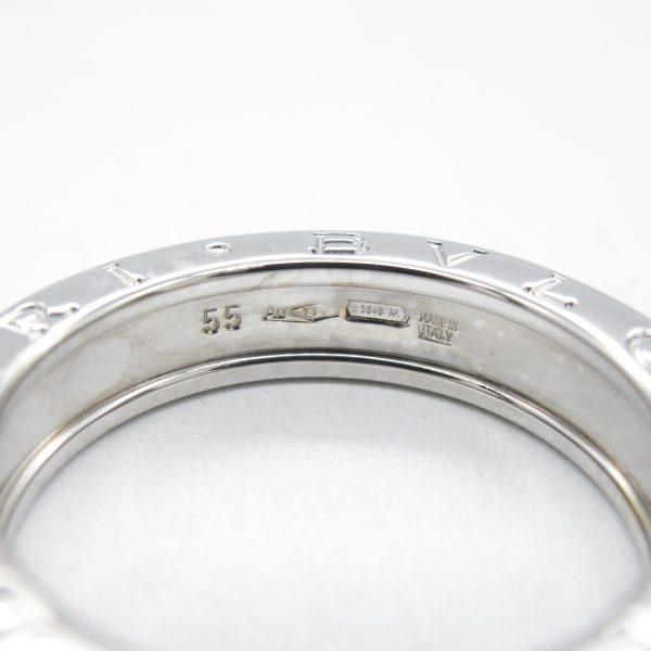 2101217586955 5 Bulgari 1 Band Ring White Gold