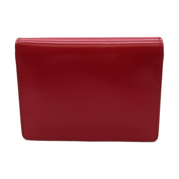 2101217627443 3 Prada Playing Card Pouch Leather Red