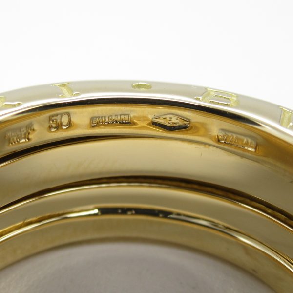 2101217640022 4 Bulgari 3 Band Ring Yellow Gold