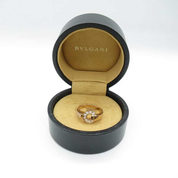 2101217669962 5 Bulgari Diamond Ring Pink Gold