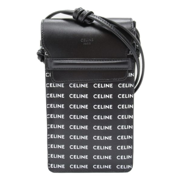 2101217754552 1 Celine Pochette Shoulder Bag Leather Black