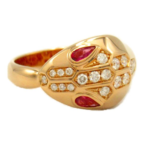 2101217759014 3 Bulgari Serpenti Ring Pink Gold Diamond