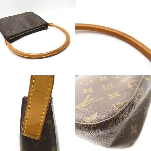 2101217772235 9c Louis Vuitton Looping Mm Shoulder Bag Canvas Brown