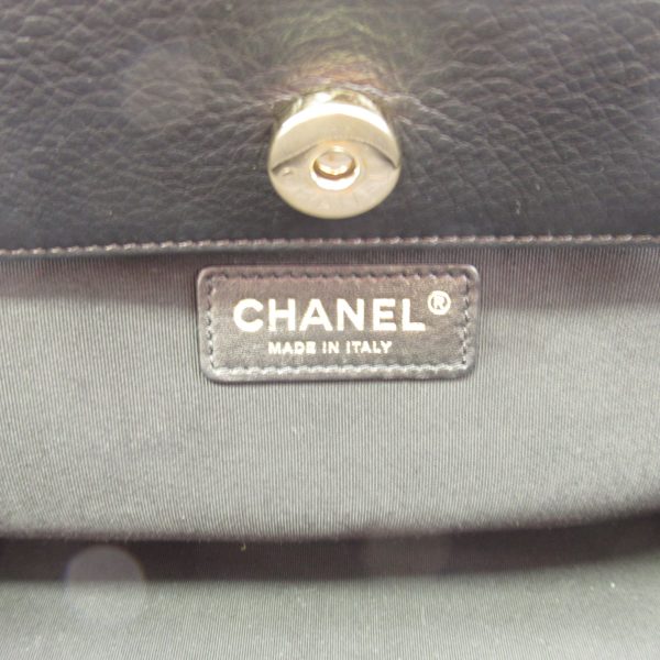 2101217781619 10 Chanel 2Way Tote Leather Black