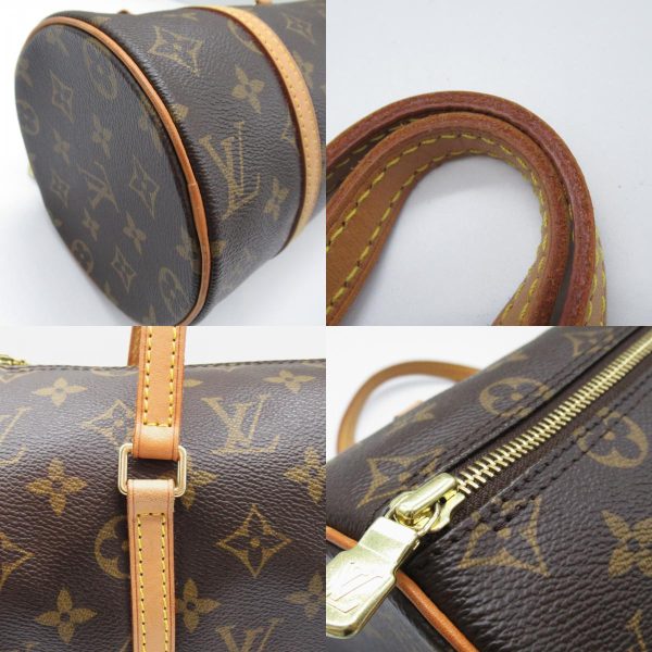 2101217805490 8c Louis Vuitton Papillon Pm Handbag Canvas Brown