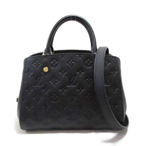 2101217834827 2 Louis Vuitton Montaigne Bb Shoulder Bag Leather Black