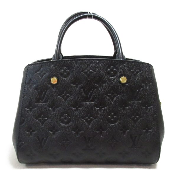 2101217834827 3 Louis Vuitton Montaigne Bb Shoulder Bag Leather Black