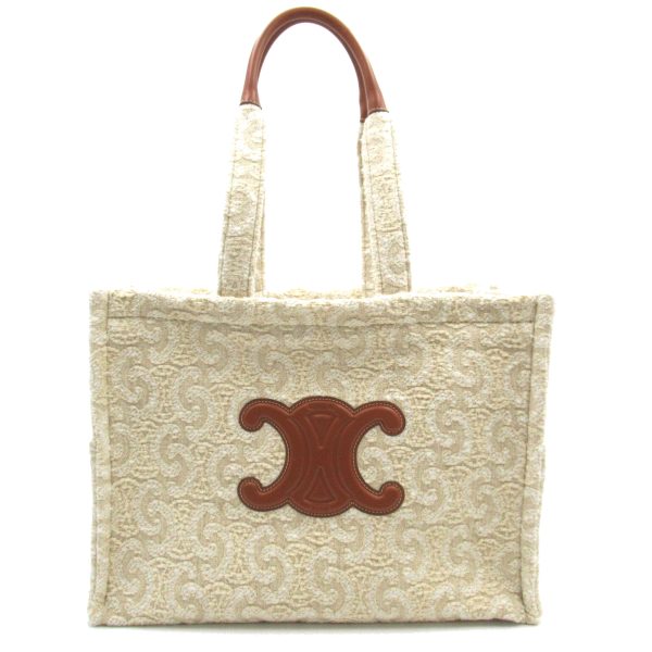 2101217857048 1 Celine Large Hippo Tote Bag Ivory Wool