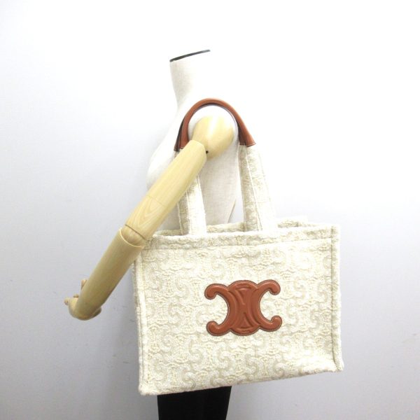 2101217857048 5 Celine Large Hippo Tote Bag Ivory Wool