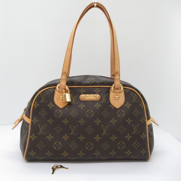 2101217866811 15 Louis Vuitton Montorgueil PM Monogram Shoulder Bag Brown