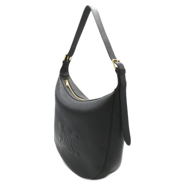 2101217881845 3 Celine Heloise Cuir Shoulder Bag Black Calf