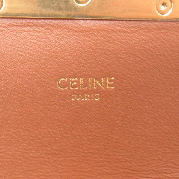 2101217899512 3 Celine Shoulder Bag Leather Shearling White Natural