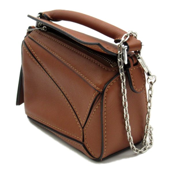 2101217905640 2 Loewe Puzzle Shoulder Bag Brown