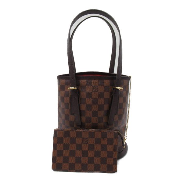 2101217911795 3 Louis Vuitton Tote Bag Canvas Damier Brown