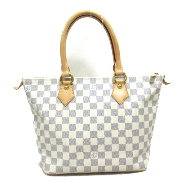 2101217913560 2 Louis Vuitton Saleya PM Tote Bag Damier White