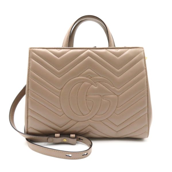 2101217918534 2 Gucci GG Marmont Handbag Beige