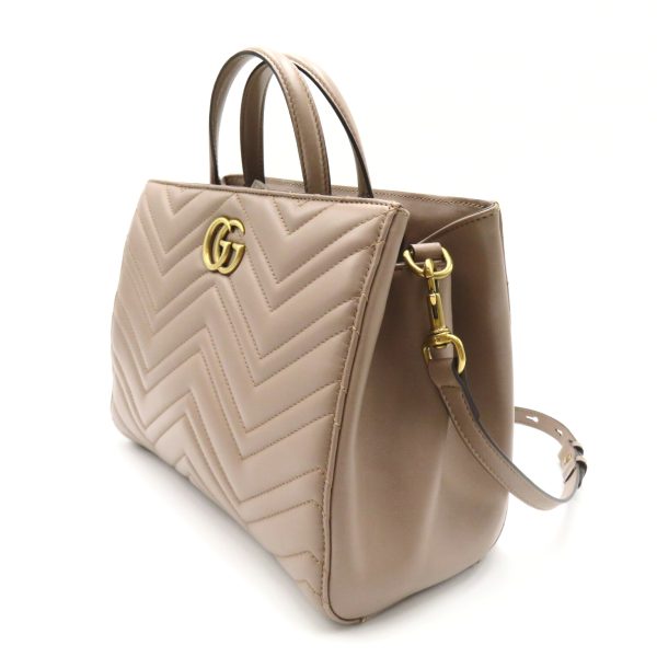 2101217918534 3 Gucci GG Marmont Handbag Beige