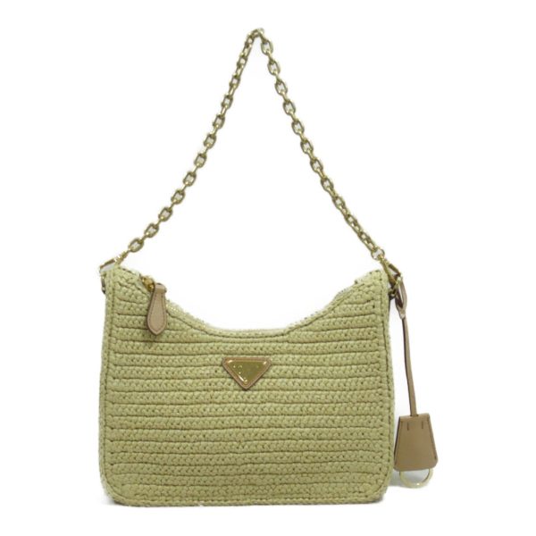 2101217956017 2 Prada Re Editon Shoulder Bag Raffia Natural