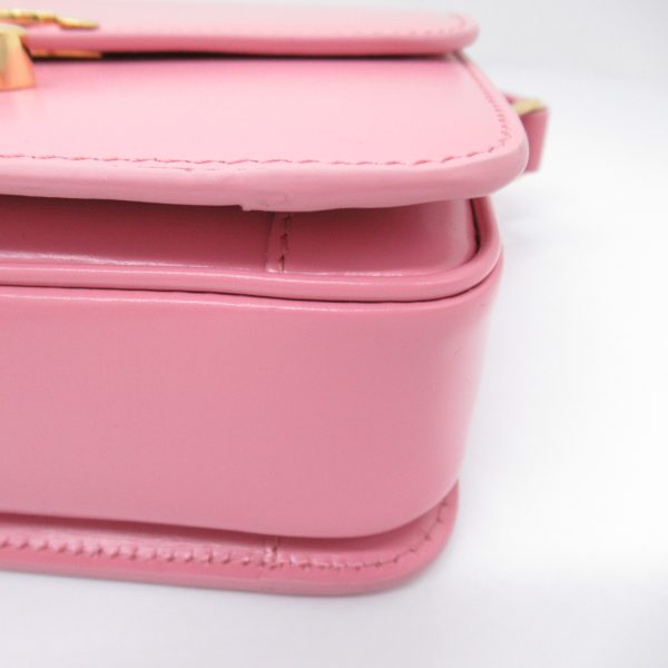 2101217966382 10 Celine shoulder bag leather pink