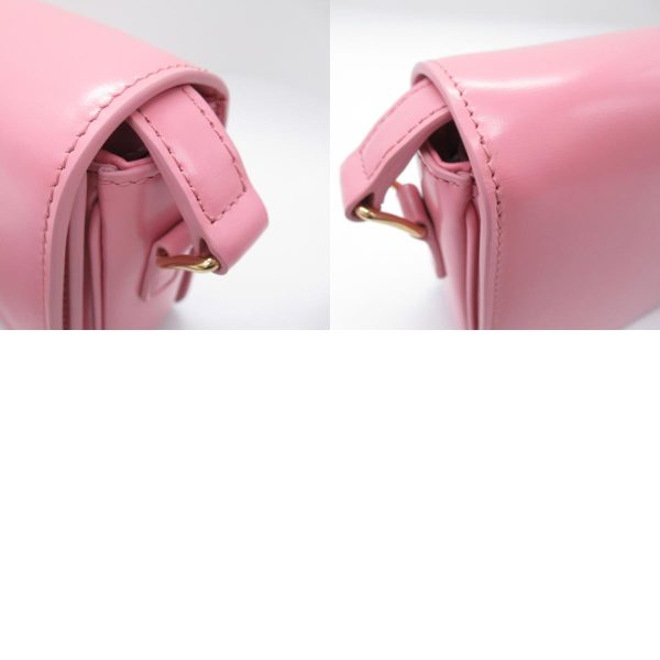 2101217966382 11c Celine shoulder bag leather pink