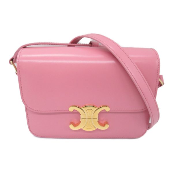 2101217966382 4 Celine shoulder bag leather pink