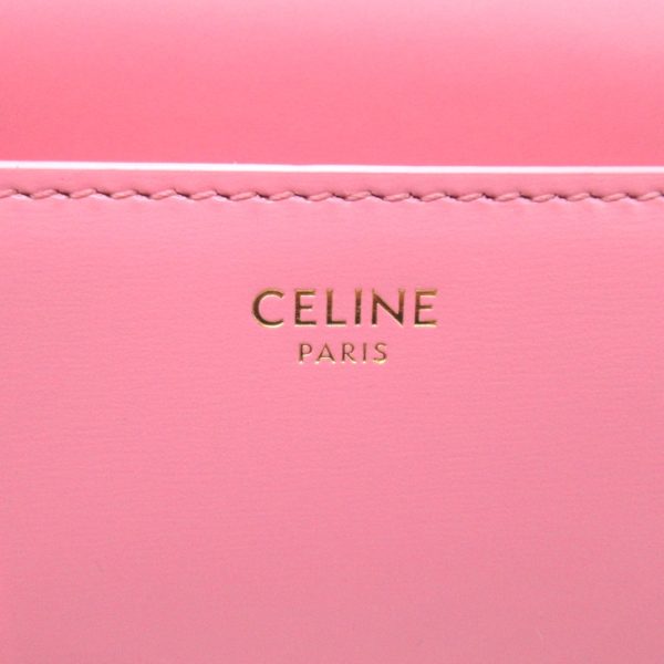 2101217966443 3 Celine Triomphe Shoulder Bag Leather Pink