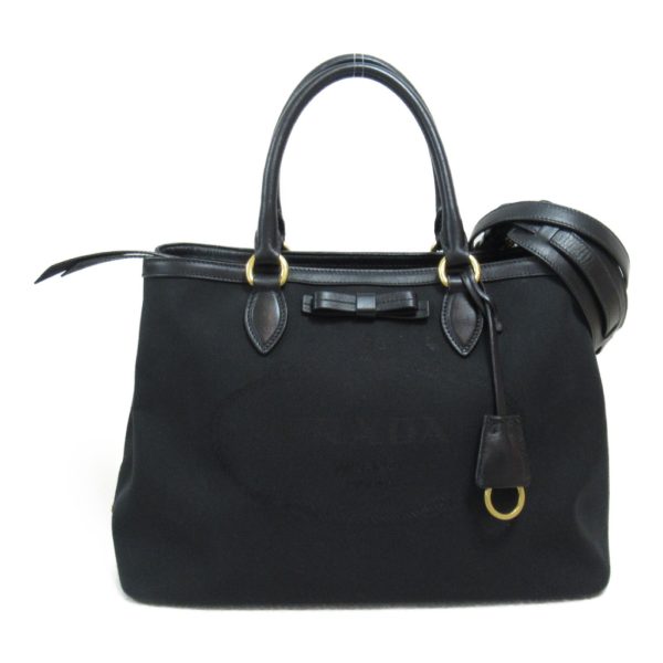 2101217974394 2 Prada Tote Bag Canvas Black