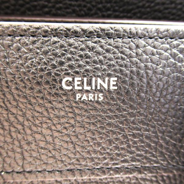 2101217977968 8 Celine Luggage Micro Shopper Tote Bag Leather Black