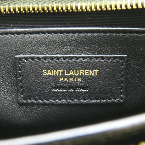 2101217979672 8 Yves Saint Laurent East Side 2Way Shoulder Bag Leather Khaki