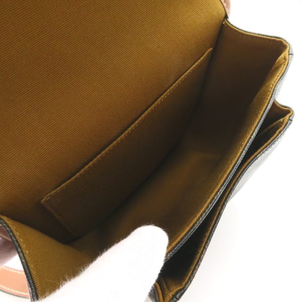 2101217980197 6 Celine Shoulder Bag Coated Canvas Leather Brown