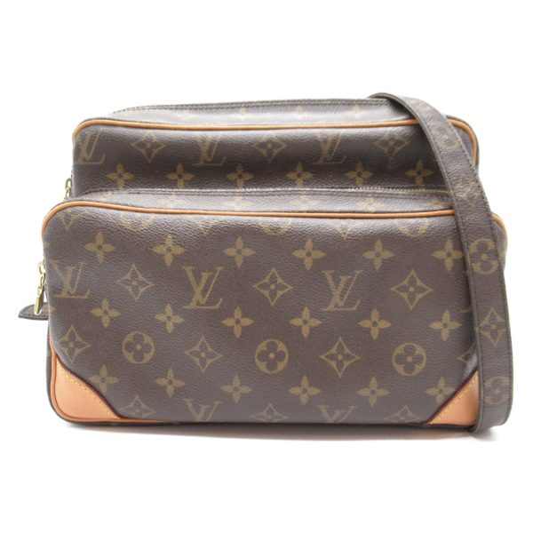 2101217980388 1 Louis Vuitton Nile Shoulder Bag Monogram Brown