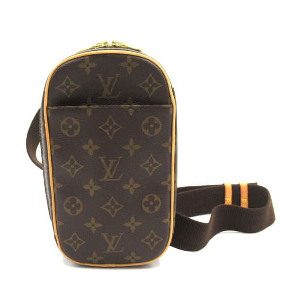 2101217980395 1 Louis Vuitton Pochette Ganju Waist Bag Monogram Brown