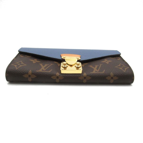 2101217989749 4 Louis Vuitton Portefeuil Pallas Wallet Brown Blue