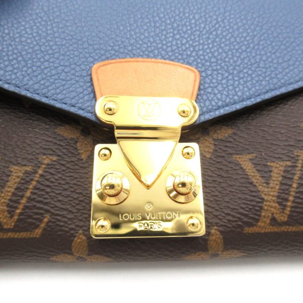 2101217989749 9 Louis Vuitton Portefeuil Pallas Wallet Brown Blue