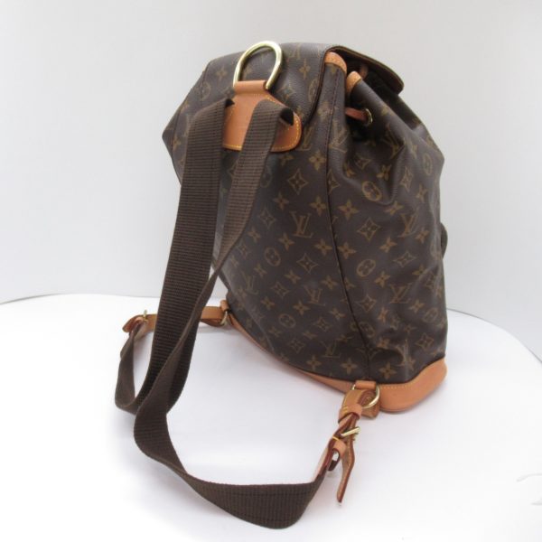 2101217999397 5 Louis Vuitton Montsouris GM Backpack Canvas Brown