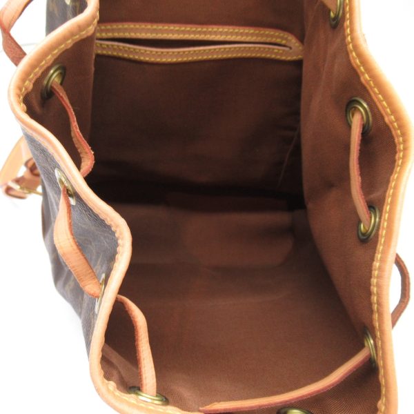 2101218001341 2 Louis Vuitton Montsouris MM Backpack Canvas Brown