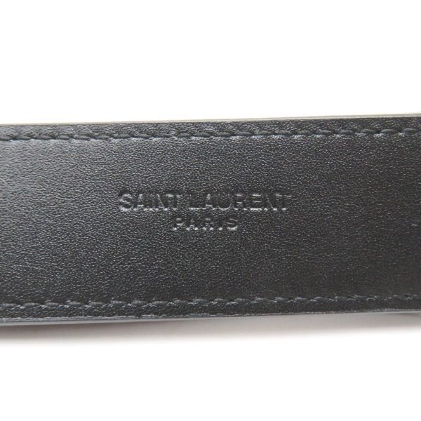 2101218001525 8 Saint Laurent Monogram Belt Bag Canvas Leather Black