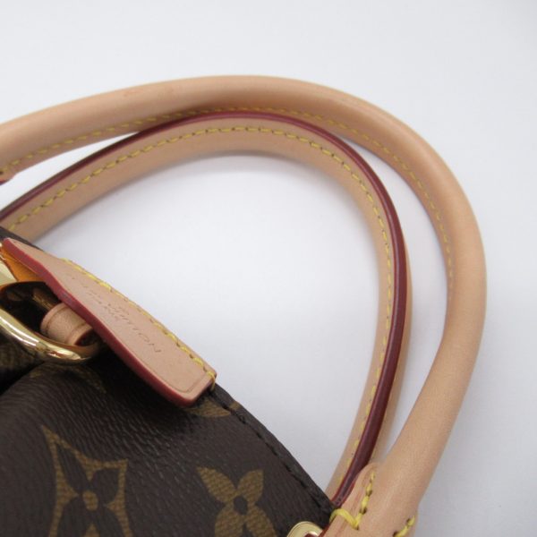 2101218001549 10 Louis Vuitton Poesi NM PM 2way Shoulder Bag Brown