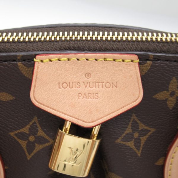 2101218001549 12 Louis Vuitton Poesi NM PM 2way Shoulder Bag Brown