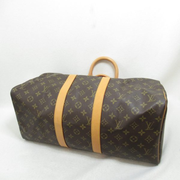 2101218001693 5 Louis Vuitton Keepall 45 Boston Bag Brown