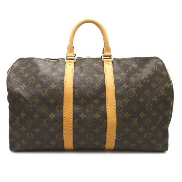 2101218004588 2 Louis Vuitton Keepall 45 Boston Bag Monogram Brown