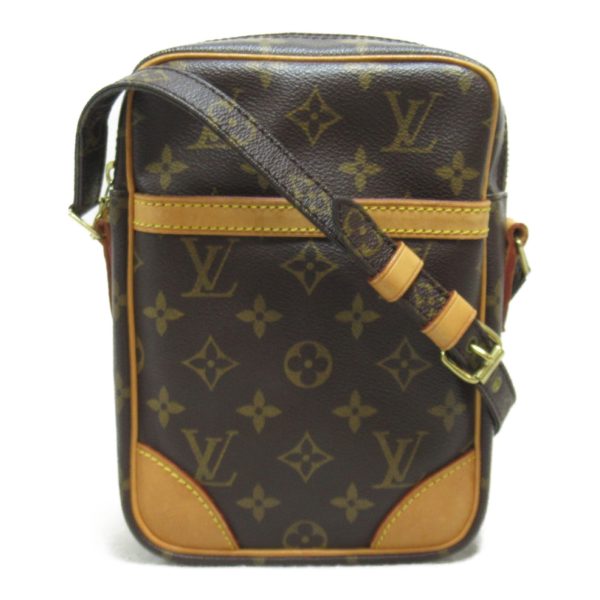 2101218004649 2 Louis Vuitton Danube Shoulder Bag Canvas Brown