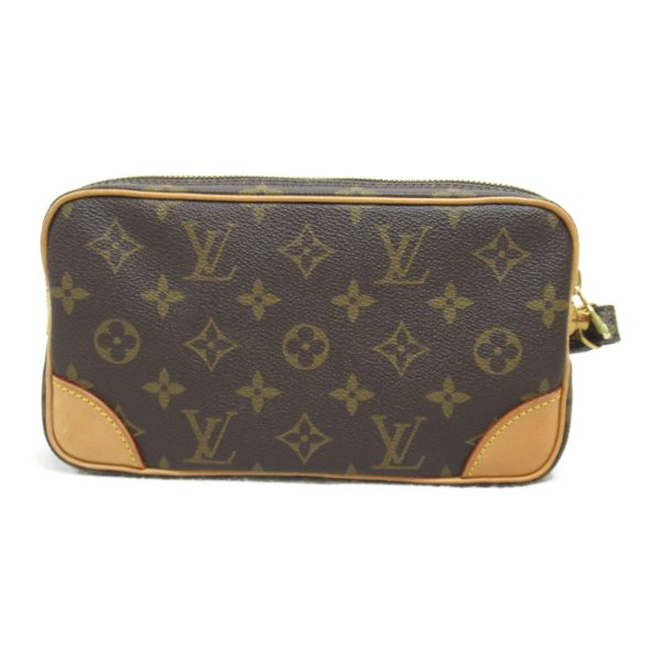 2101218004656 3 Louis Vuitton Marly Dragonne PM Clutch Bag Brown