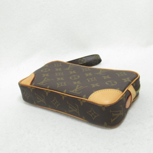 2101218004656 5 Louis Vuitton Marly Dragonne PM Clutch Bag Brown