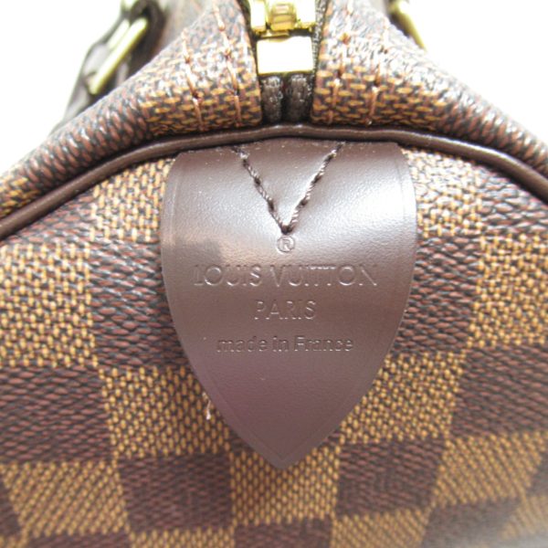 2101218004687 9 Louis Vuitton Speedy 30 Handbag Damier Brown