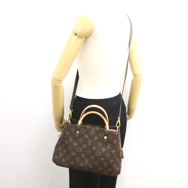 2101218018578 5 Louis Vuitton Montaigne BB Tote Bag Monogram Brown