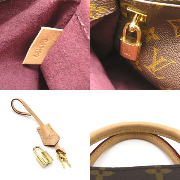 2101218018578 9c Louis Vuitton Montaigne BB Tote Bag Monogram Brown