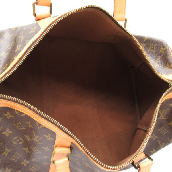 2101218018592 2 Louis Vuitton Sac Souple 45 Boston Bag Brown