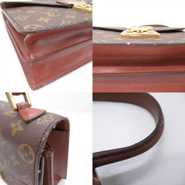 2101218018868 12c Louis Vuitton Concorde Handbag Monogram Brown